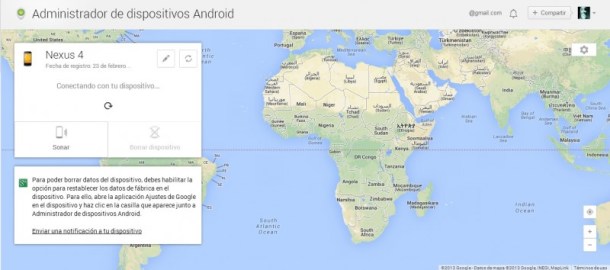 Android Device Manager - seguridad