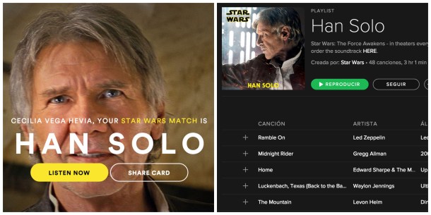 Spotify Star Wars
