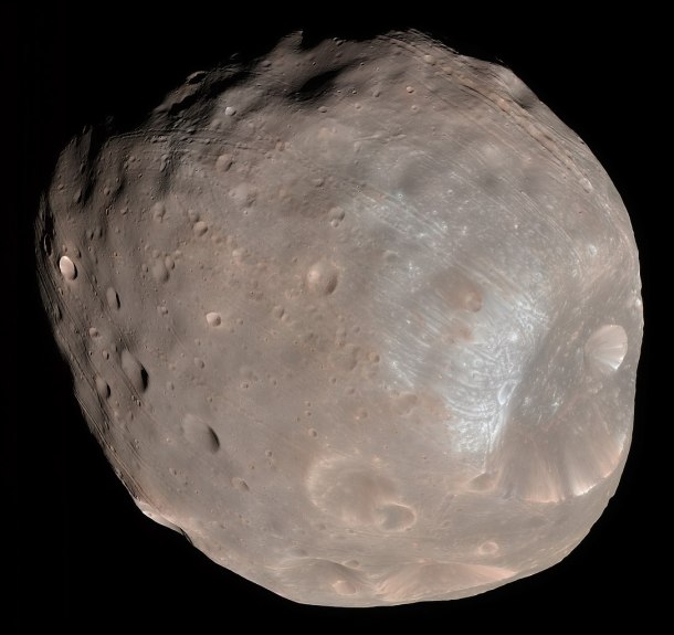 Phobos Luna Marte Eclipse Curiosity