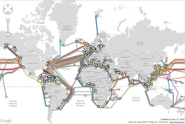 Cables submarinos hoy