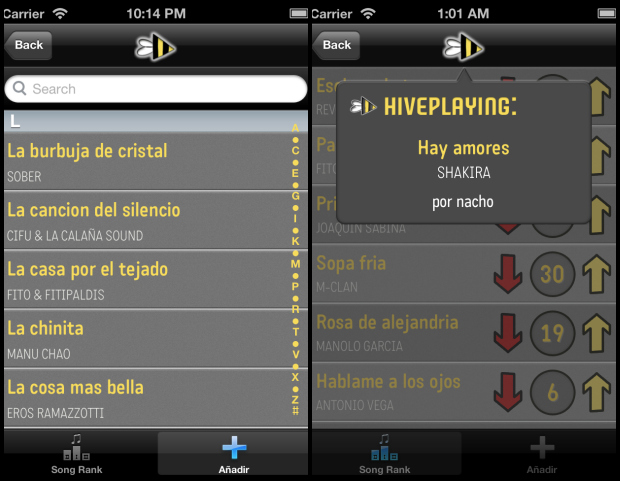 Hiveplay - capturas de pantalla - iphone