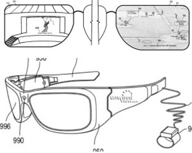 Microsoft patenta su propio proyecto al estilo Google glasses