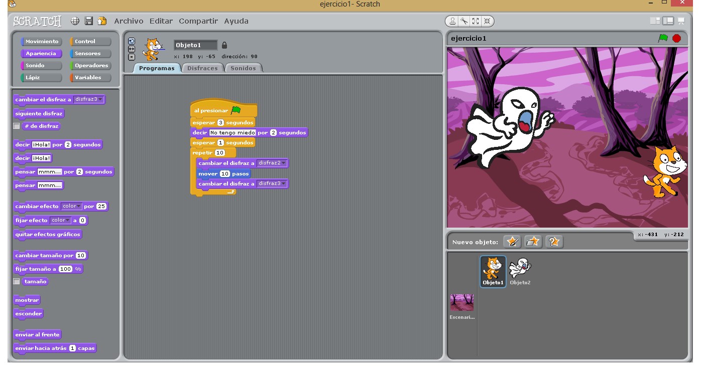 Scratch ejercicio