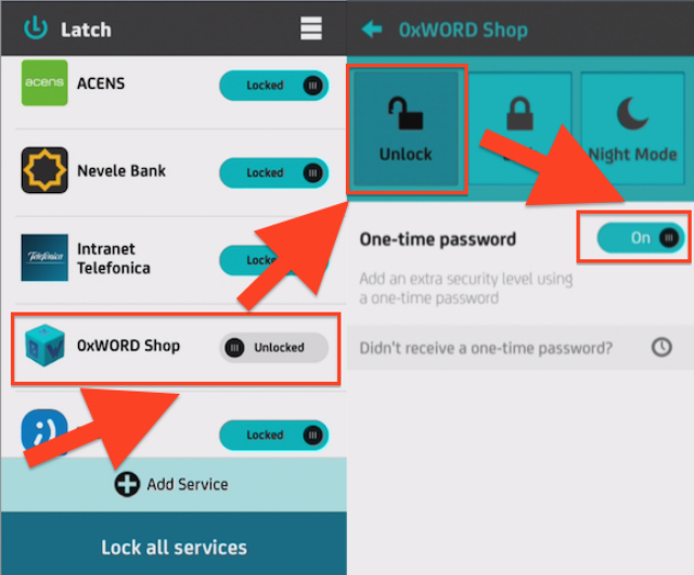 Latch e-commerce