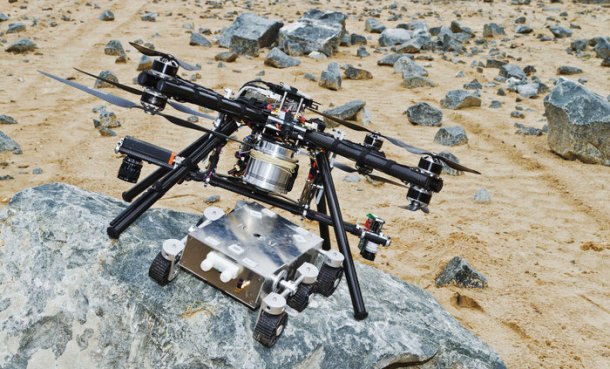 drones en Marte