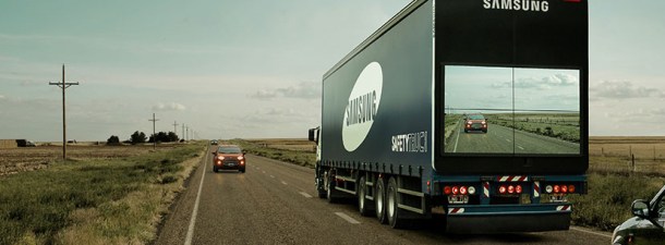 Camiones transparentes para evitar choques frontales durante los adelantamientos