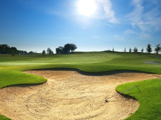 Campos de golf en plantas solares