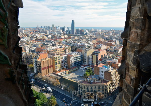 Barcelona desde la Sagrada Familia