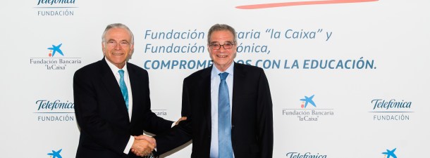 Telefónica y La Caixa garantizan una educación digital para niños desfavorecidos