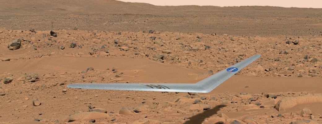 Drones en el cielo de Marte