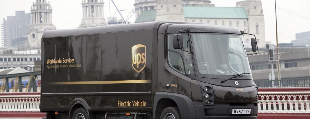 Camiones eléctricos de UPS