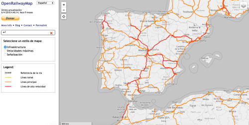 El mapa de los trenes en España - Mapas de El Orden Mundial - EOM