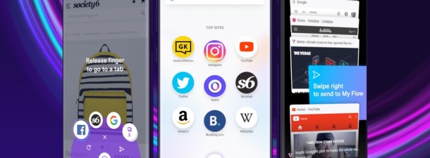 Opera Touch, el navegador móvil que se usa con una mano