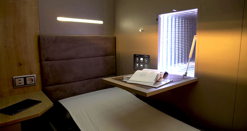 Napbox siesta descanso habitación inteligente interior