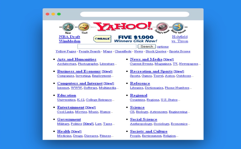 Yahoo Directory Archive
