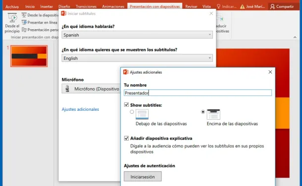 Traduce Y Subtitula Presentaciones De Powerpoint En Tiempo Real Como Traducir Presentaciones De Powerpoint En Tiempo Real