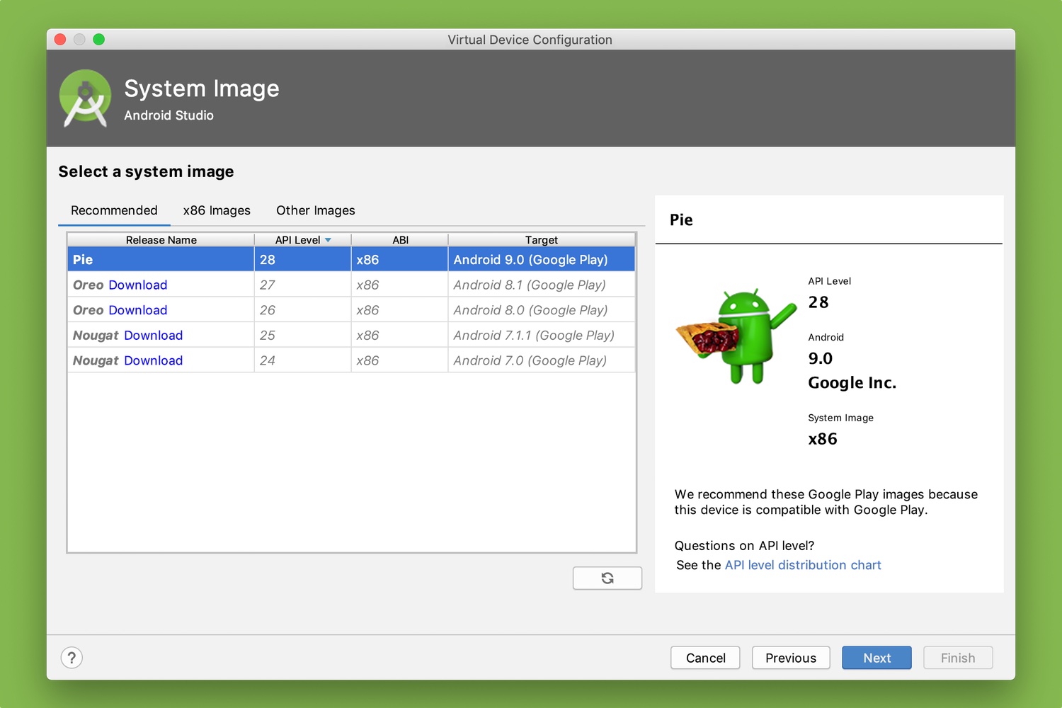 android sdk avd manager