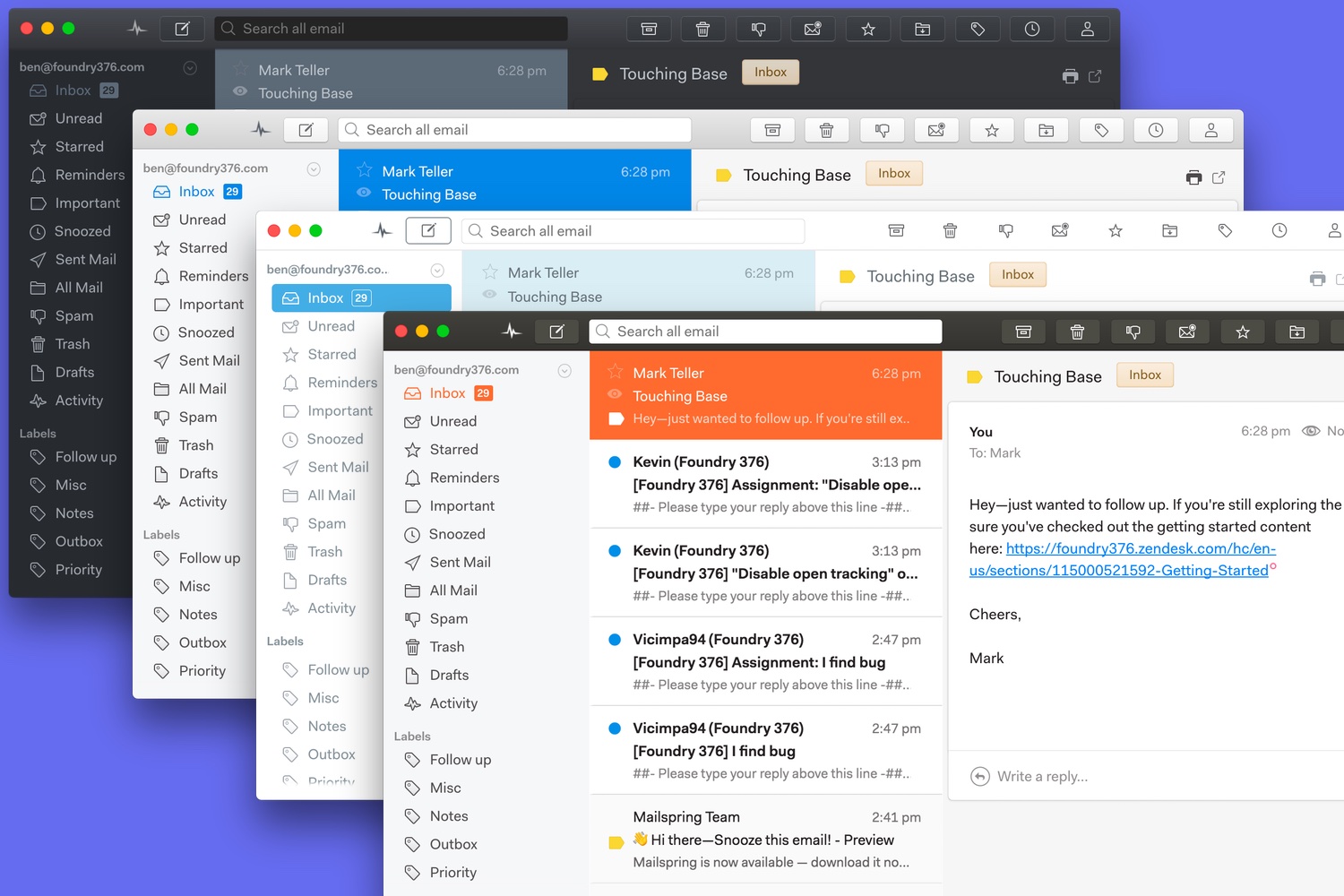 mailspring themes