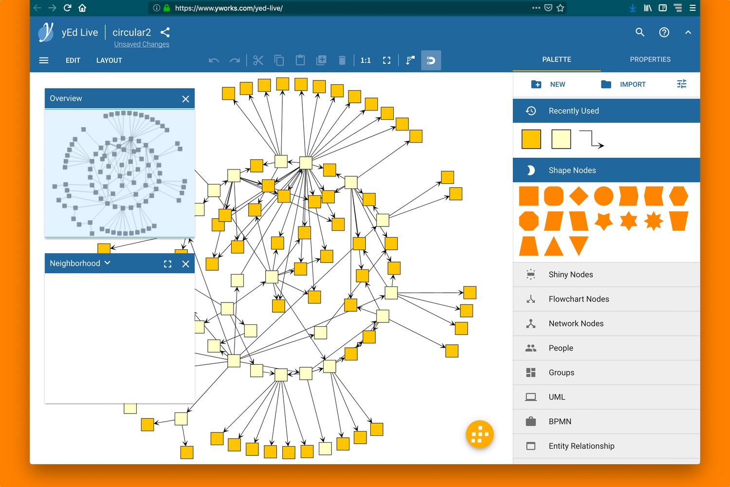 yEd Live Example - Blogthinkbig.com