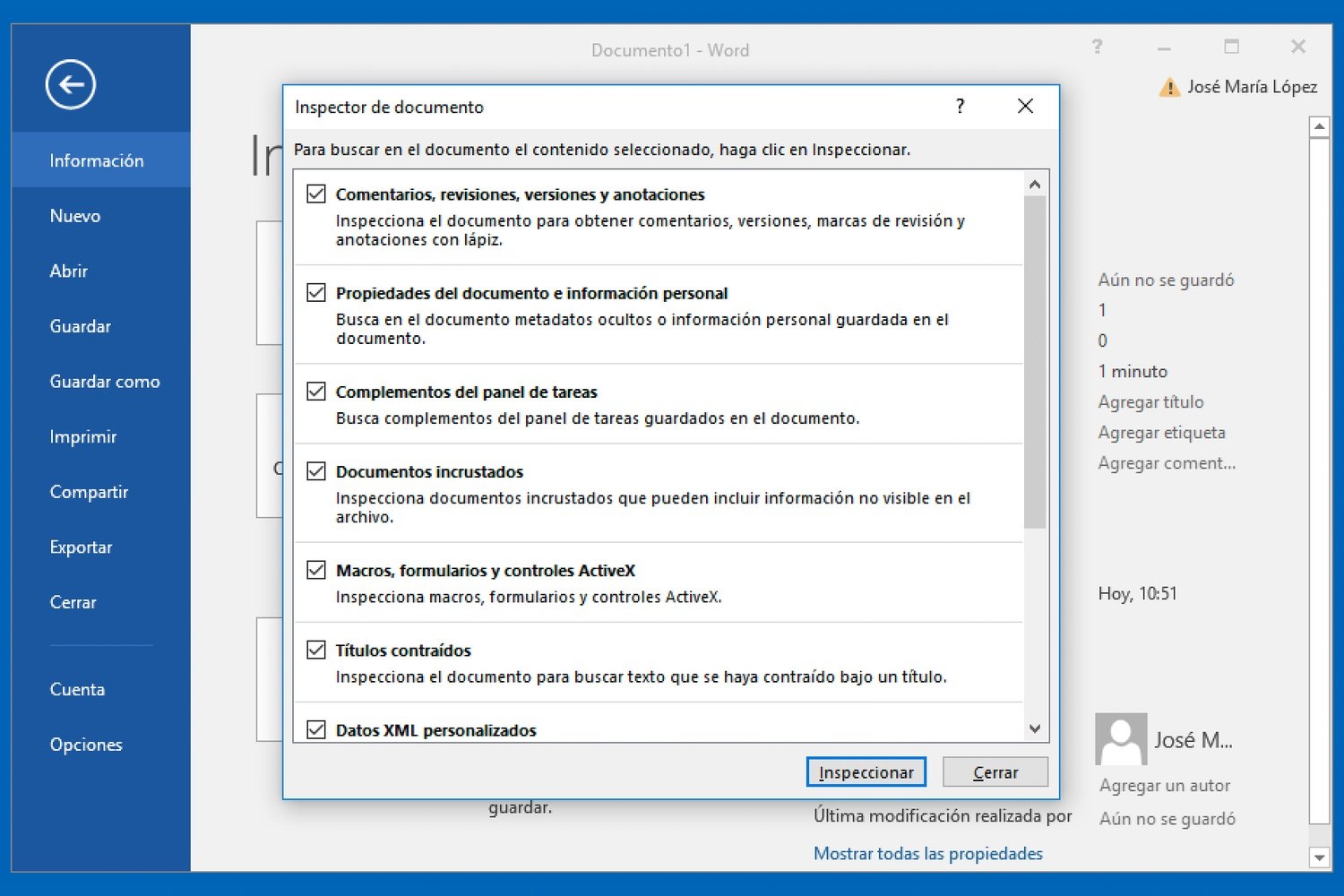 how to use document inspector in excel 2013 on mac