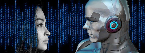 inteligencia artificial maquina mujer hombre humano robot