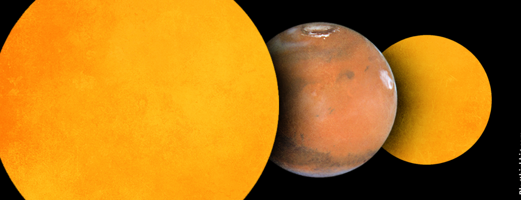 Eclipse Marte Curiosity Phobos Deimos