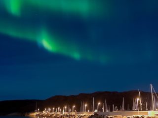 Auroras boreales australes Luces del Norte motivo