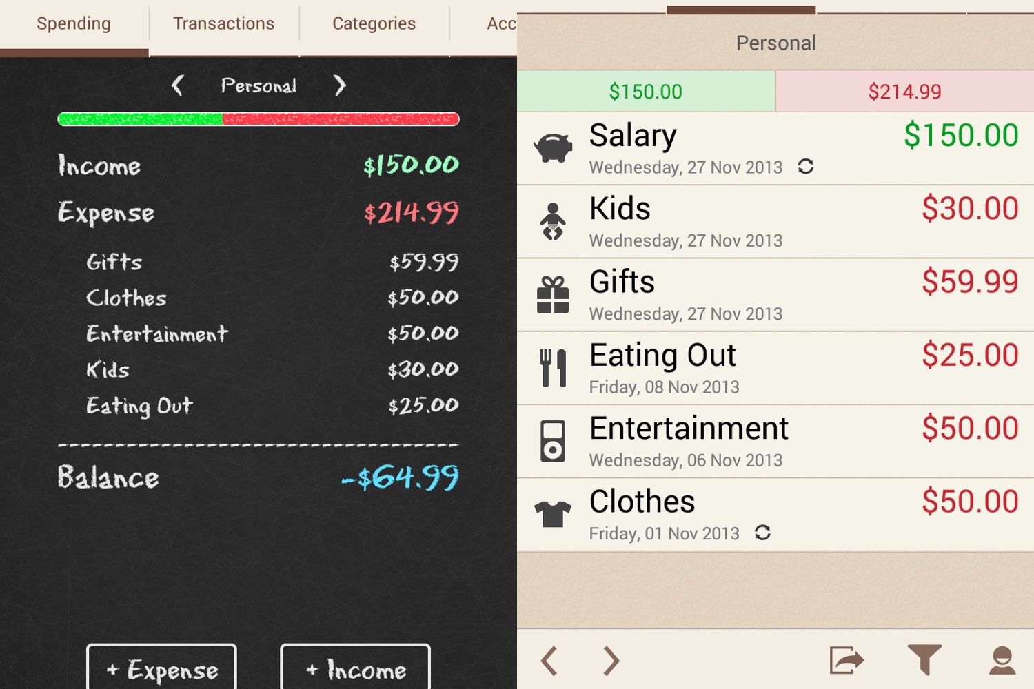 spending tracker app