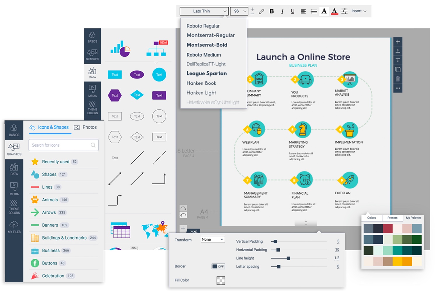 Visme Timeline Infographics