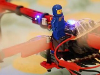 primer dron funcional hecho con Lego