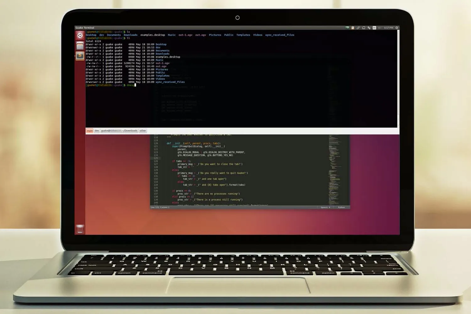Guake Terminal Linux Terminal