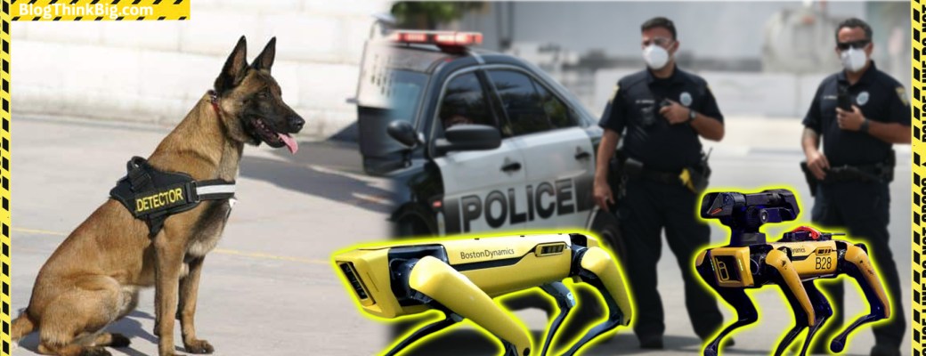 perros robot policía