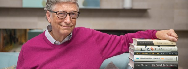 Cinco libros que recomienda Bill Gates para este verano