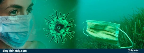 Mascarillas y guantes desechables, un problema para el planeta