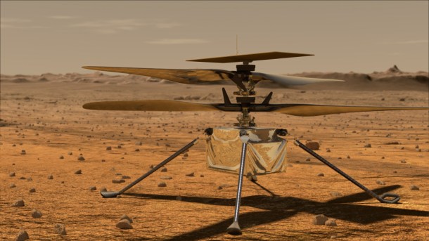 helicóptero para Marte