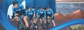 La Vuelta más ilustrada del Movistar Team