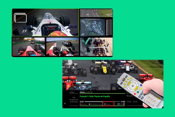 Donde la Formula 1 y MotoGP con DAZN y