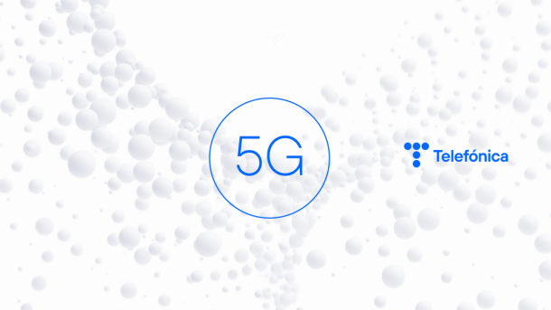 Logos de 5G y Telefónica