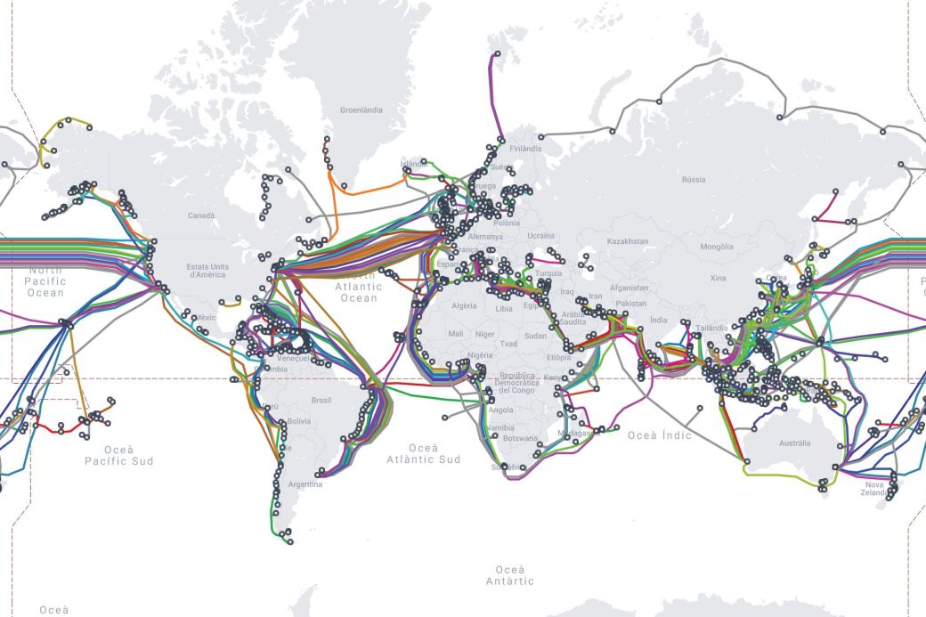 cables submarinos - cable submarino - cable transoceánico - cables transoceánicos