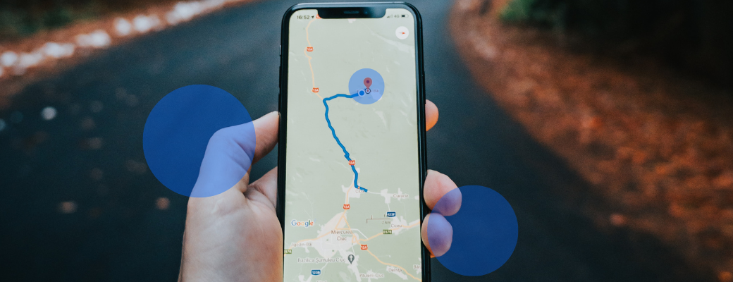 móvil con google maps
