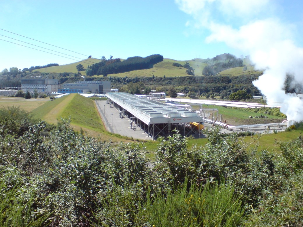 Nueva Zelanda también tiene yacimientos geotérmicos para producir electricidad