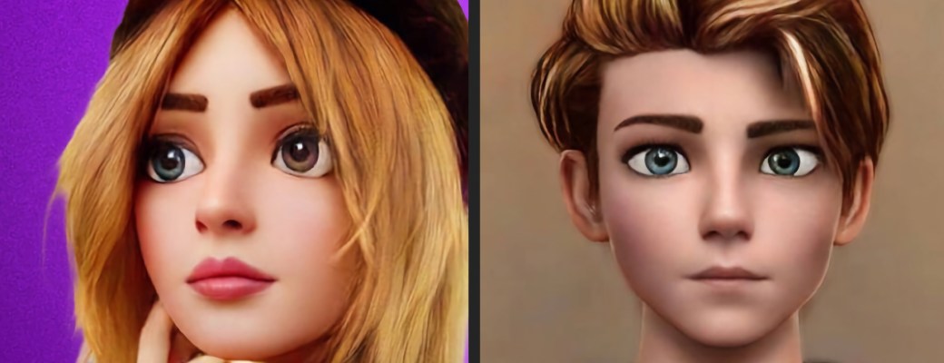 Aplicación que permite crear rostros al estilo Pixar usando la IA