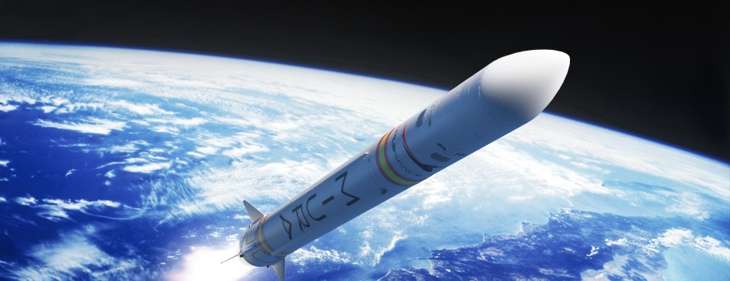 Renderizado del primer cohete espacial español