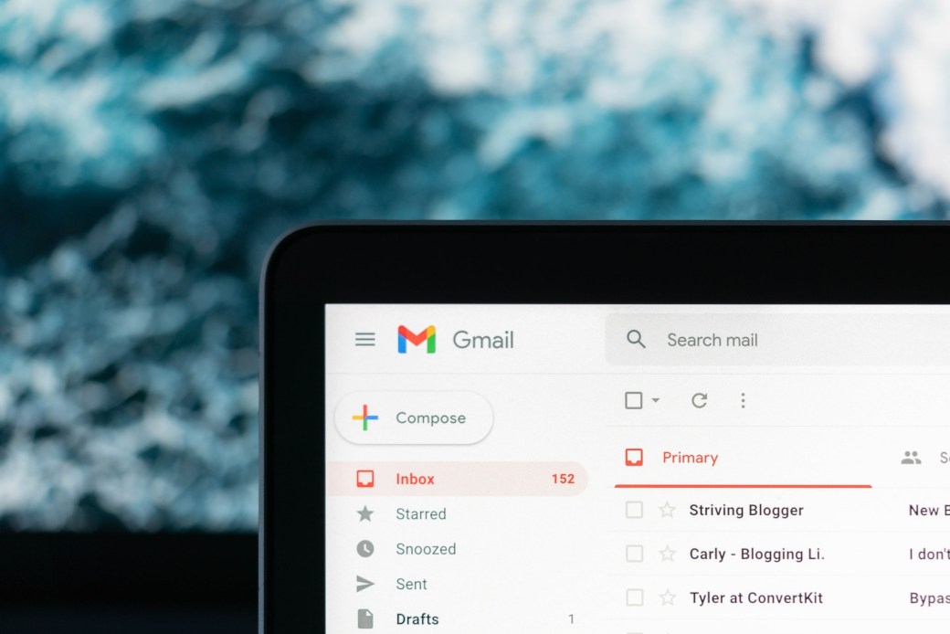 Interfaz de Gmail, plataforma a la que puedes acceder para evitar que Google borre tu cuenta.