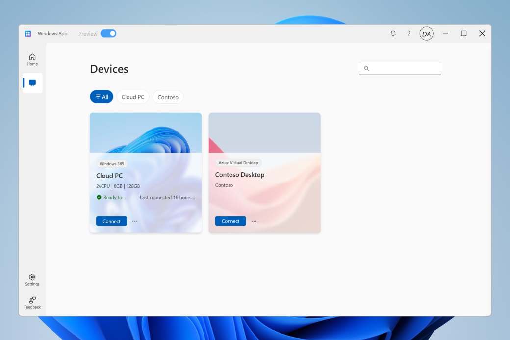 Window App une los servicios en la nube de Microsoft