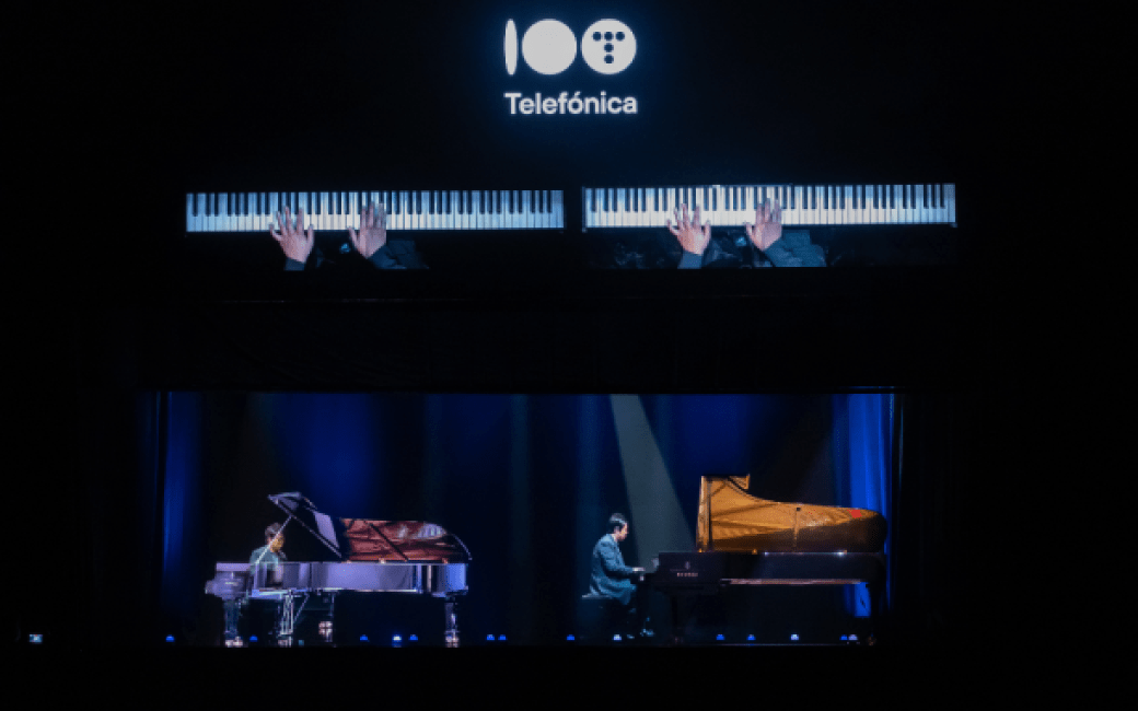 piano holografico lang lang concierto centenario telefonica