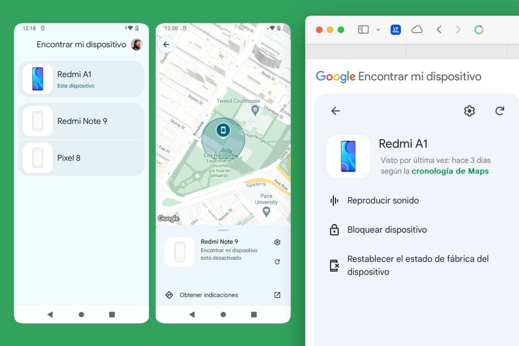 Find My Device - Encontrar mi dispositivo