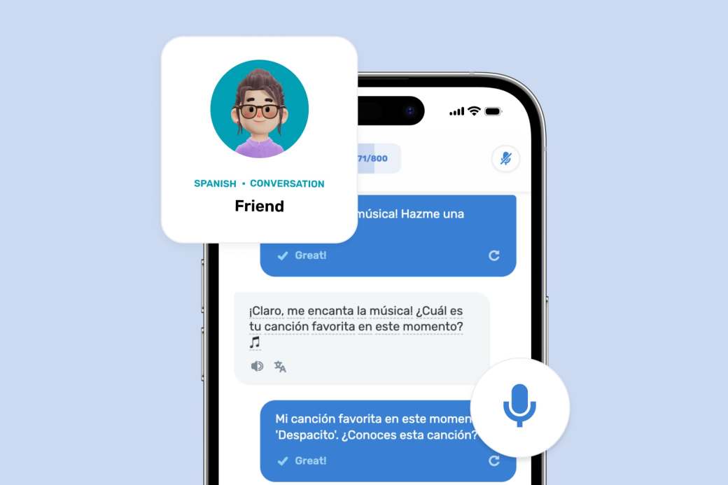 Aprender idiomas con IA con Langotalk