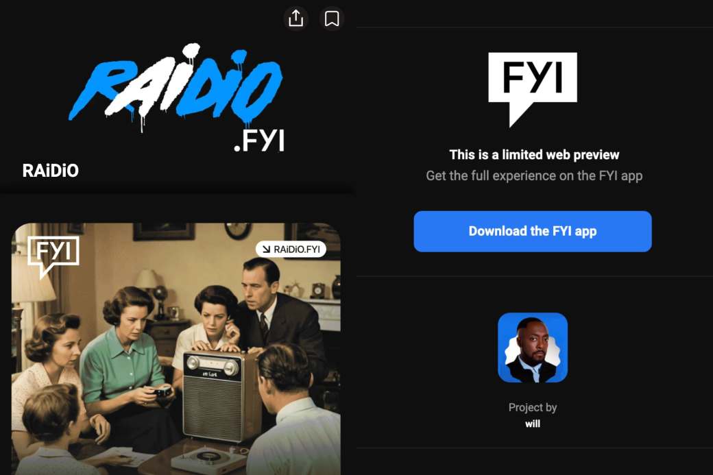 Radio FYI, el nuevo emprendimiento de Will.i.am, que combina la radio con inteligencia artificial