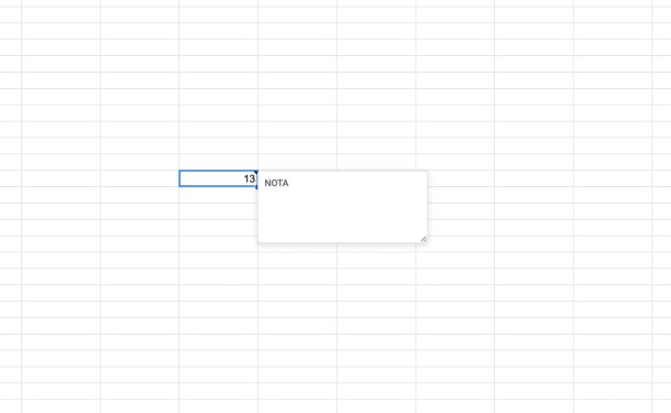 Hoja de cálculos Google Sheet